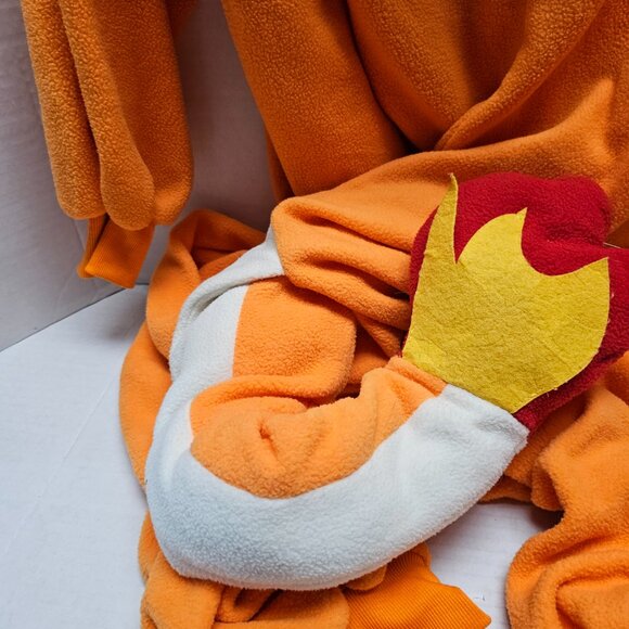 One Piece Adult Newcosplay Cosplay Pokemon Costume Pjs Adult Charmander Orange L - Picture 9 of 12